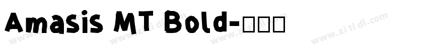 Amasis MT Bold字体转换